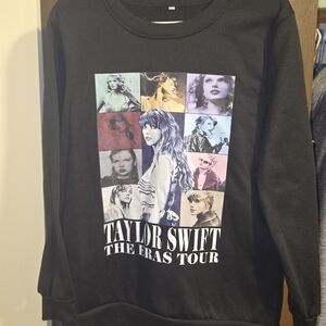 Taylor Swift The Eras Tour Black Sweatshirt